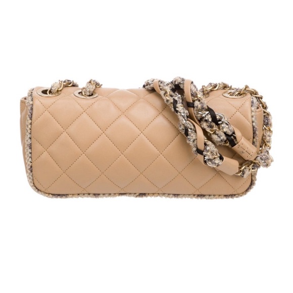 Authentic Chanel Tweedy Flap East-West Style Bag - Picture 3 of 16